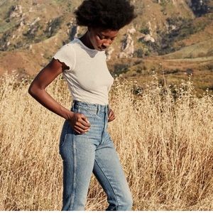 Doen LENA Jeans Size 28  High rise Provence Wash